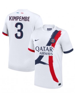 Billige Paris Saint-Germain Presnel Kimpembe #3 Bortedrakt 2024-25 Kortermet